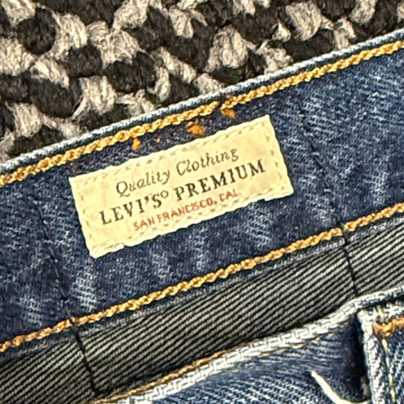 Levi’s 501 Jeans Women’s 25 Straight Leg High Rise Big E Premium Denim Classic - Picture 4 of 8